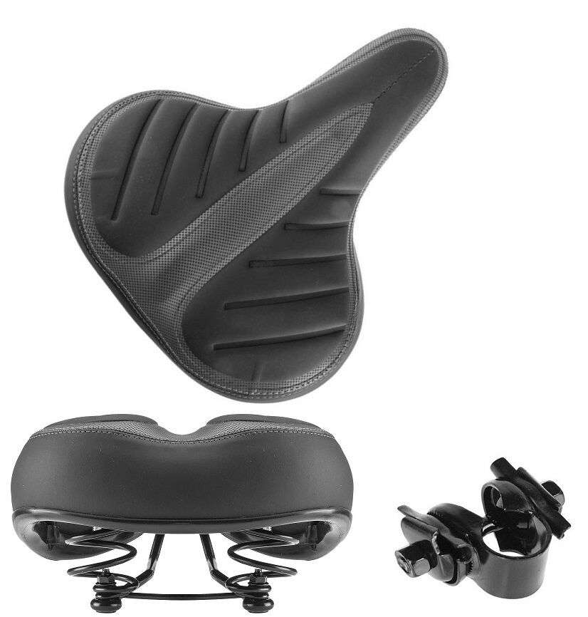 Седло комфорт 250*210mm, на пружинах HF-AZ5555/G-02