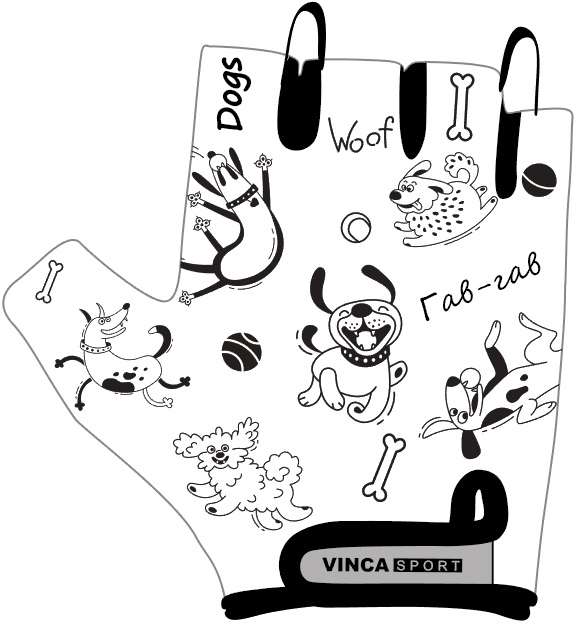 Перчатки детские Vinca Sport Dogs
