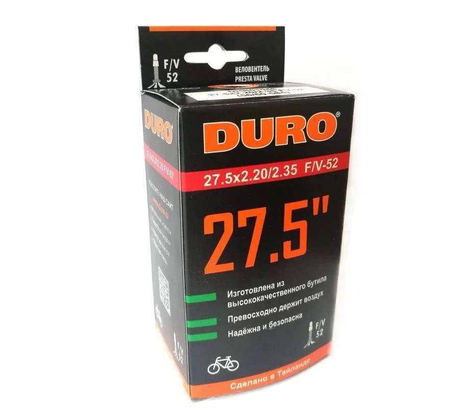 Камера 27.5х2.20-2.35" Duro, FV 52мм